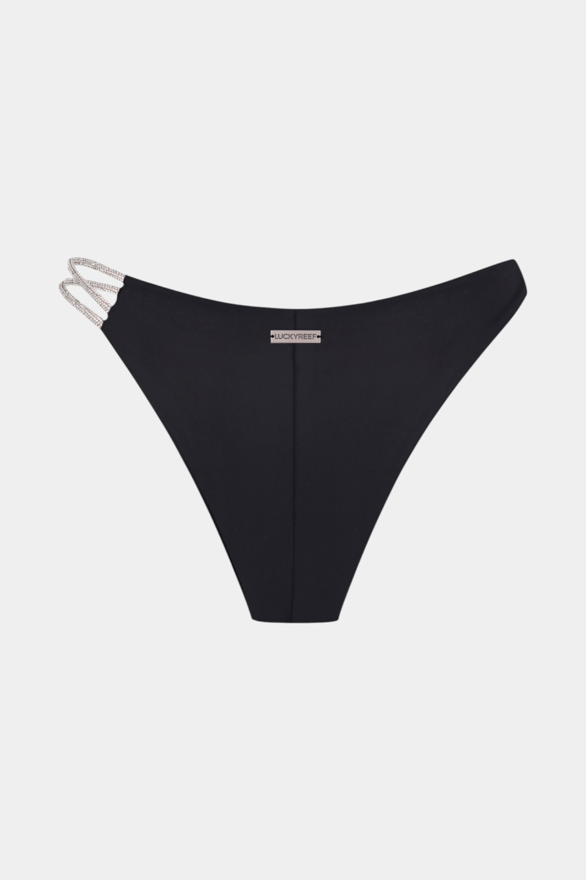 Черный низ от купальника Papaya со стразами LUCKYREEF