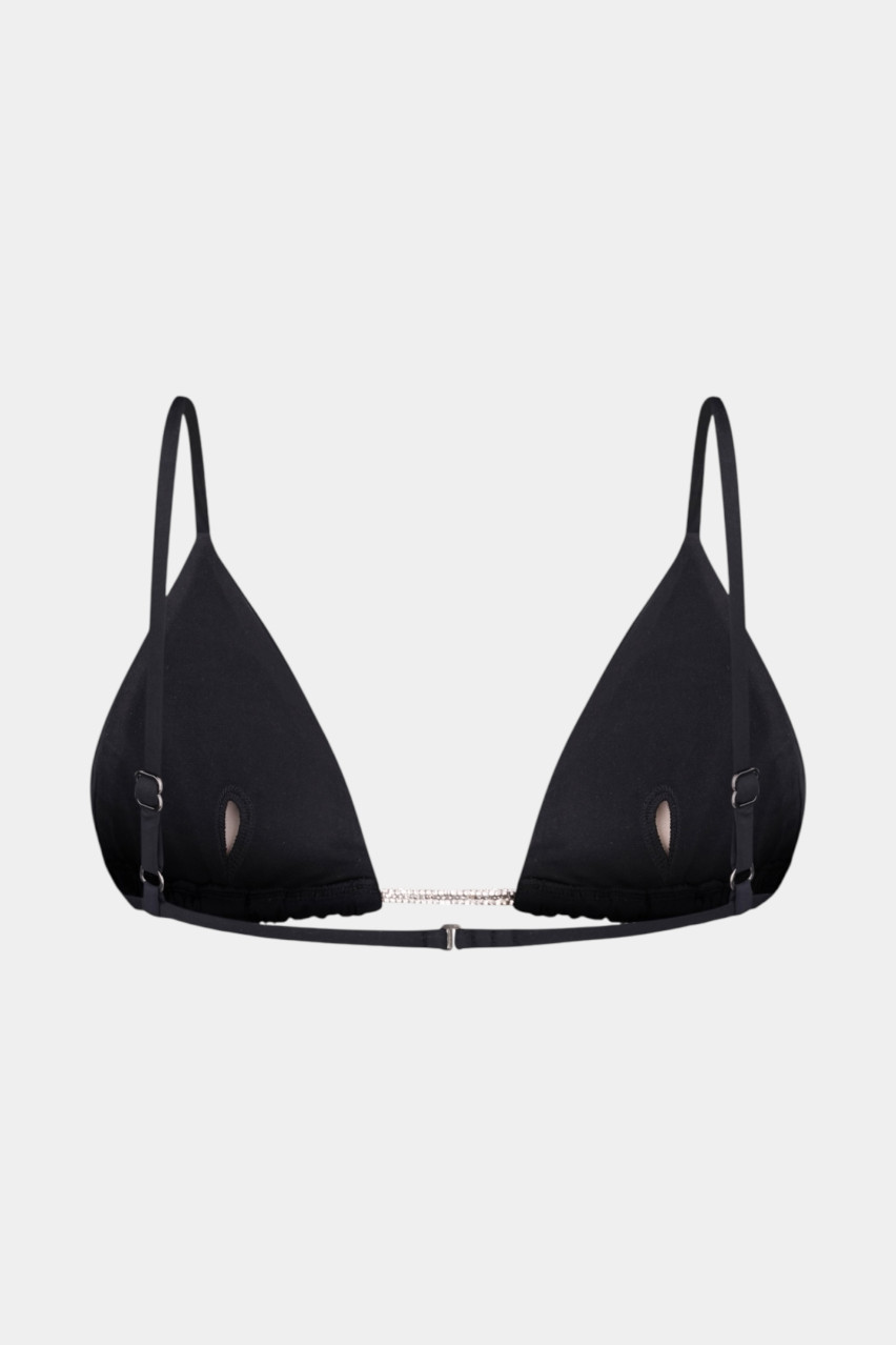 Чорний верх від купальника Loca зі стразами LUCKYREEF