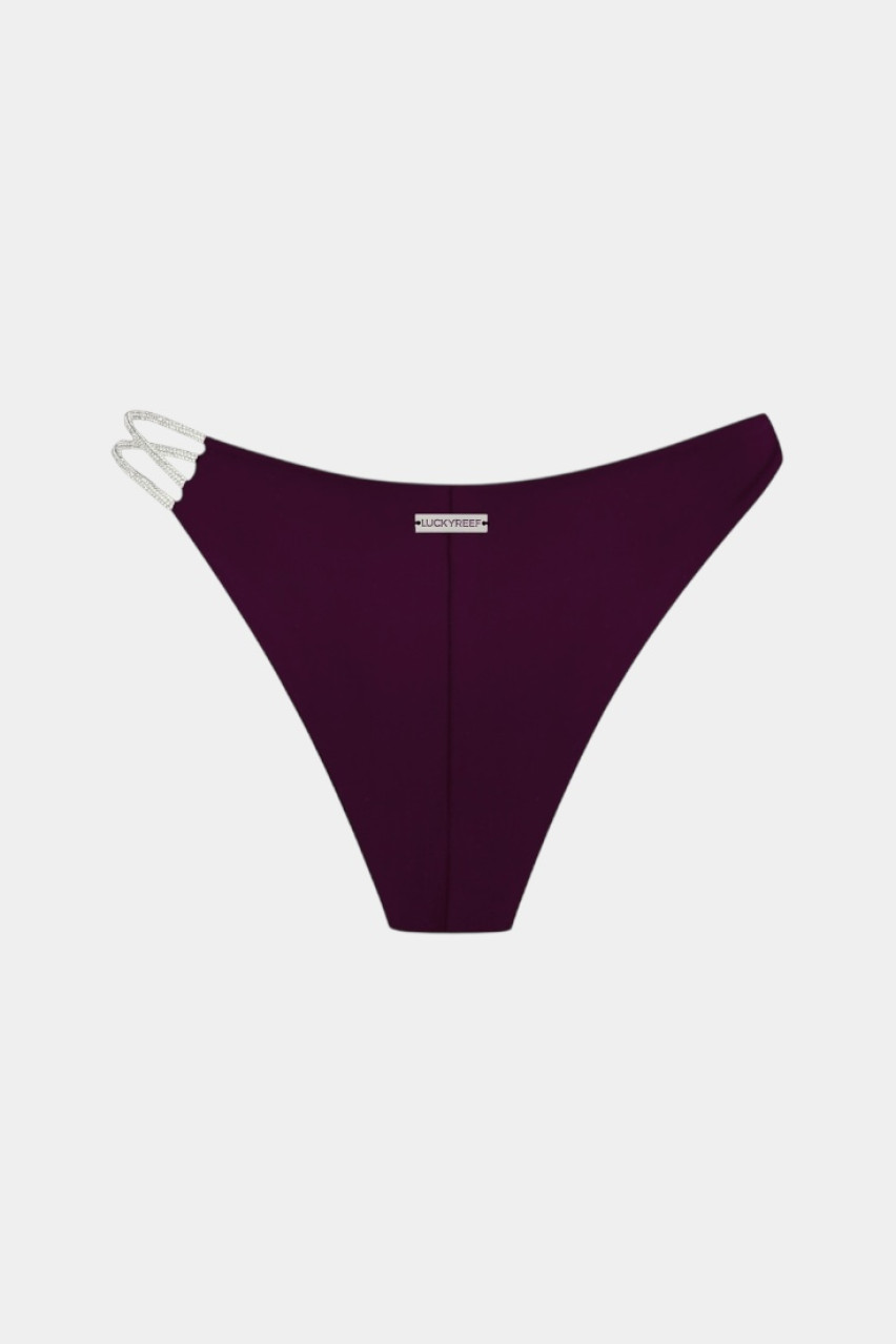 Бордовый низ от купальника Papaya со стразами LUCKYREEF