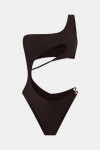 Шоколадный сплошной купальник Ibiza