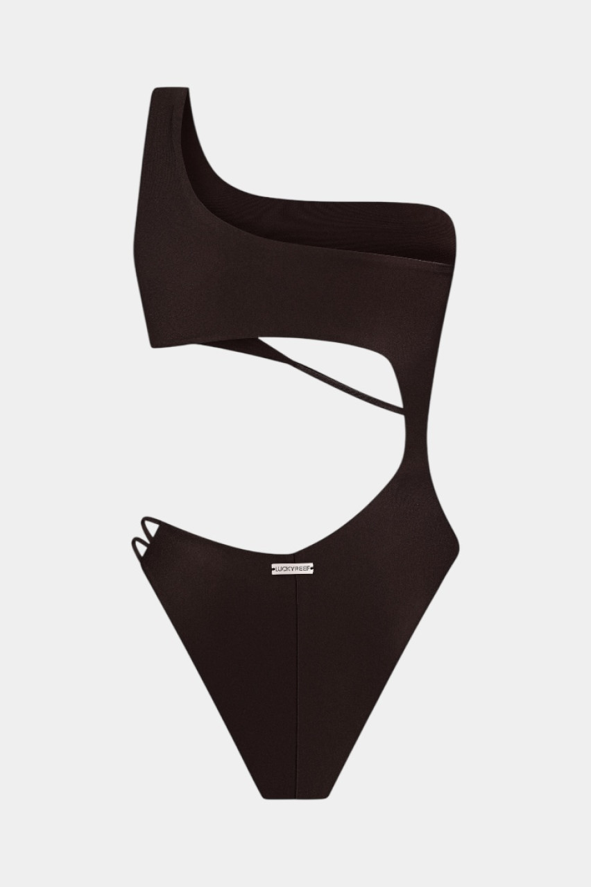 Шоколадний суцільний купальник Ibiza LUCKYREEF