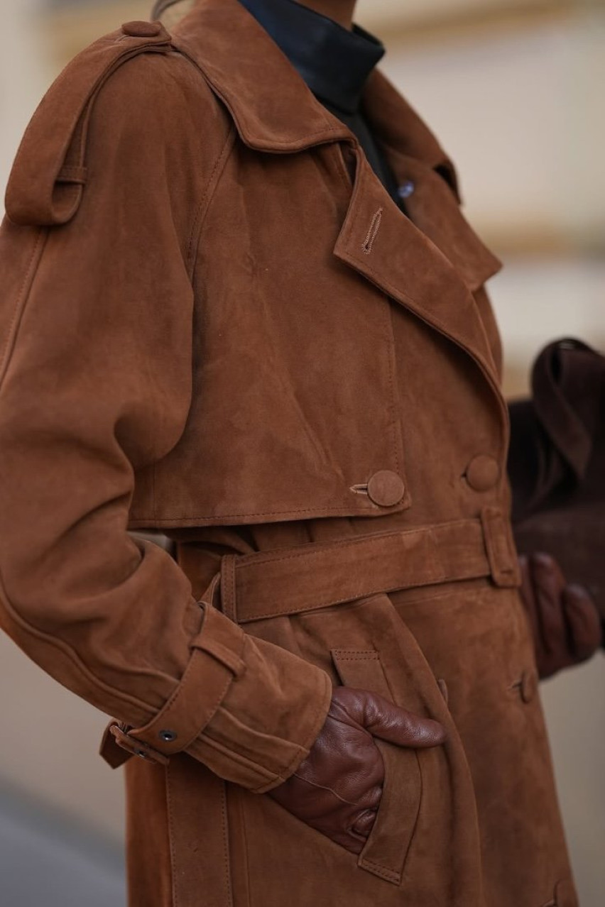 Кемел замшевий тренч LUKAVA