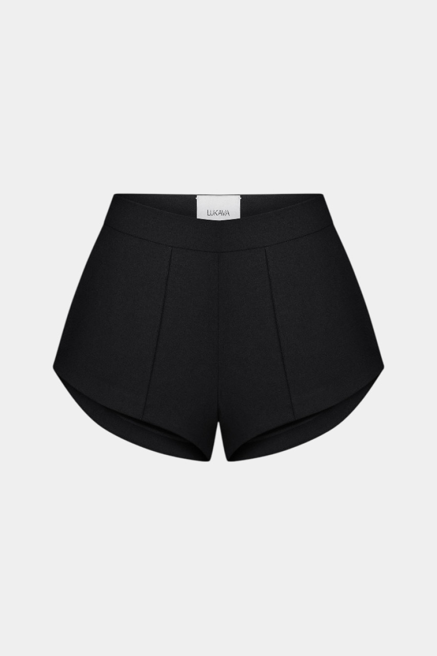 Чорні костюмні мінішорти Pulse LUKAVA
