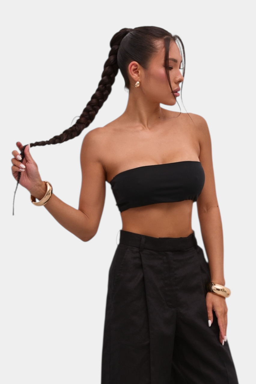 Чорний топ-бандо LUKAVA