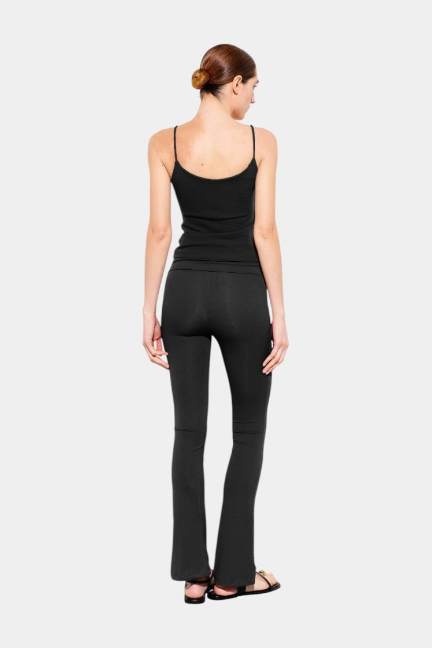 Чорна бавовняна майка LC240031 LUMINA