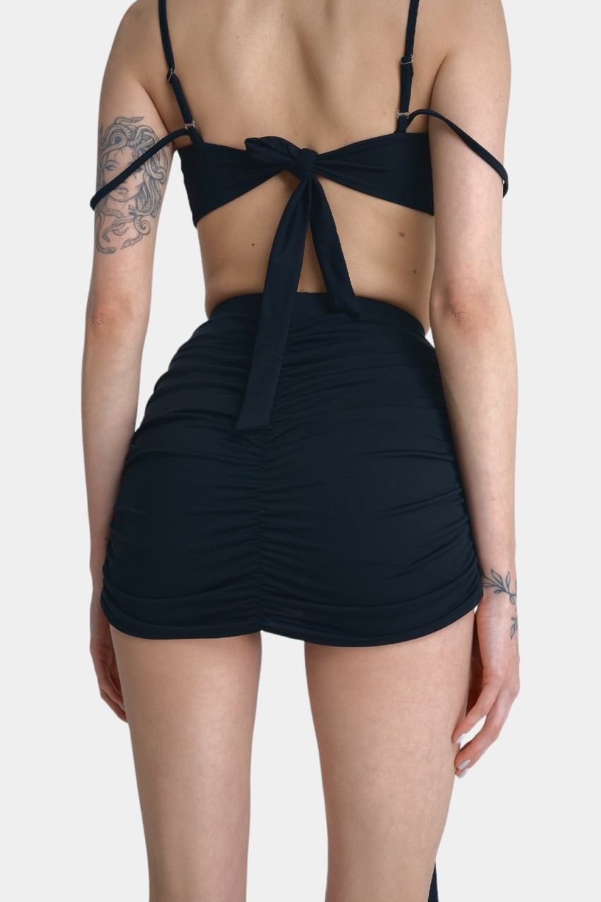 Чёрная юбка-шорты Liberty