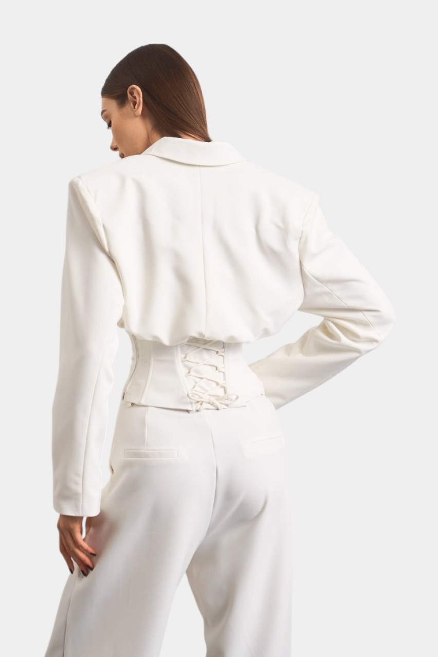 Молочний класичний корсет LIBERTY