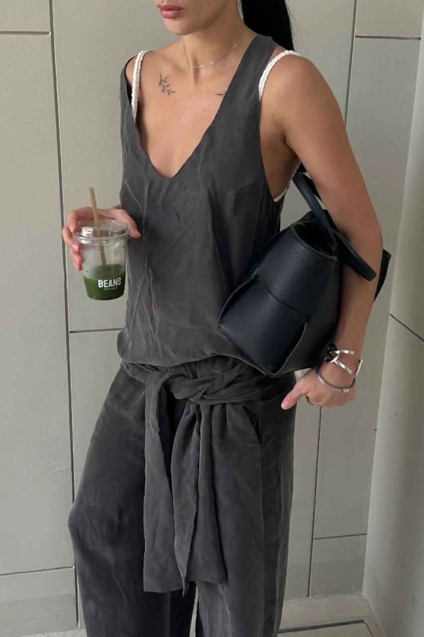 Графитовая майка свободного кроя LIBERTY