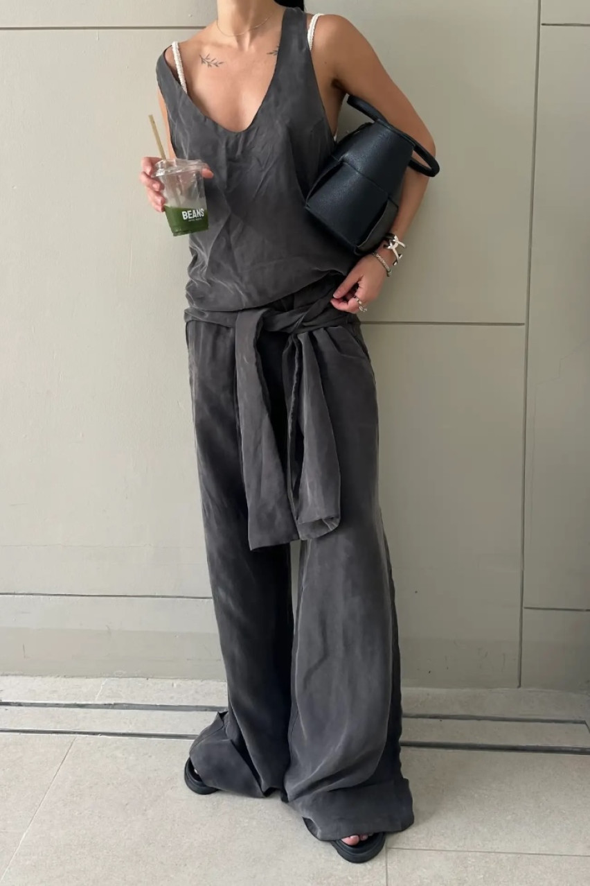 Графитовая майка свободного кроя LIBERTY