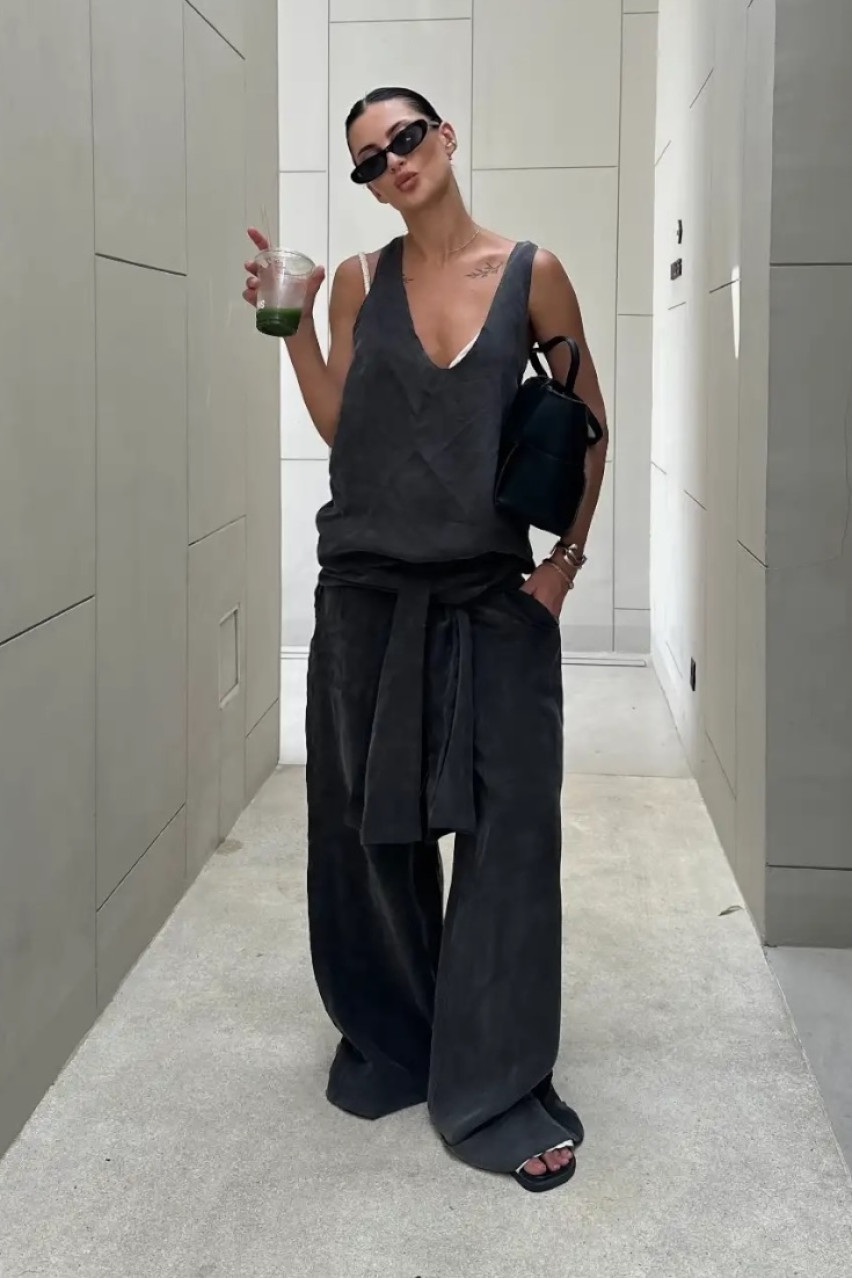 Графитовая майка свободного кроя LIBERTY