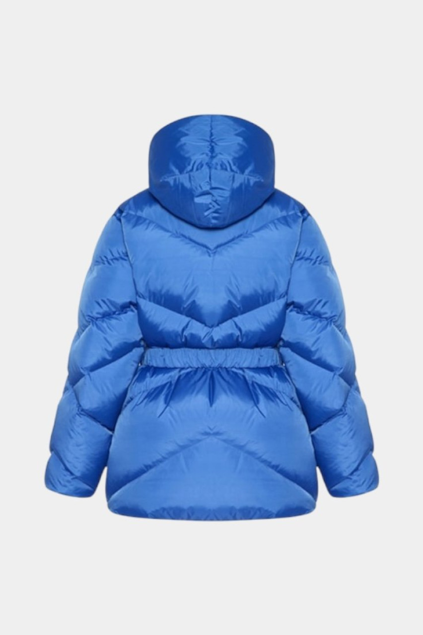 Синій пуховик Leia FW2324-19-BLUE MARCHI