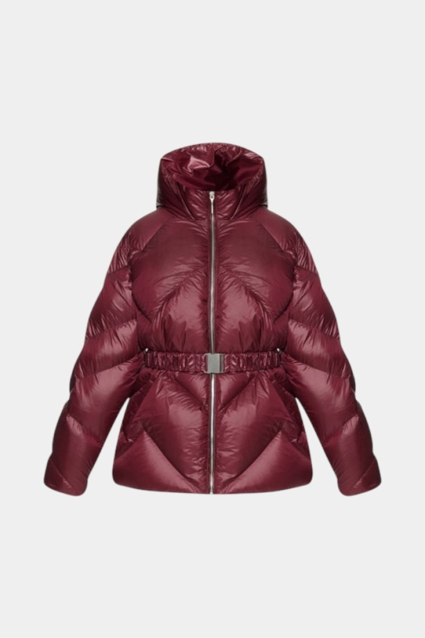Бордовий пуховик Leia AW-24-4M MARCHI