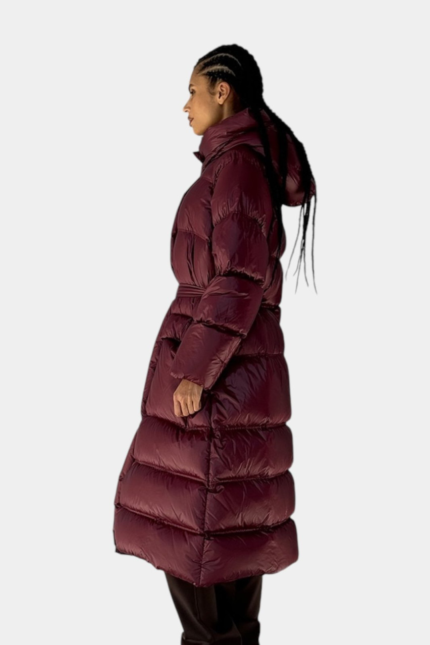 Бордовий пуховик Sport Aqua-21-8 m MARCHI