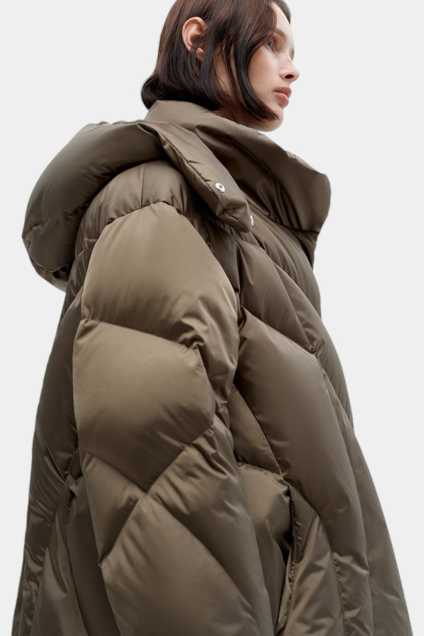 Горіховий пуховик Wave AW-24-1BR MARCHI