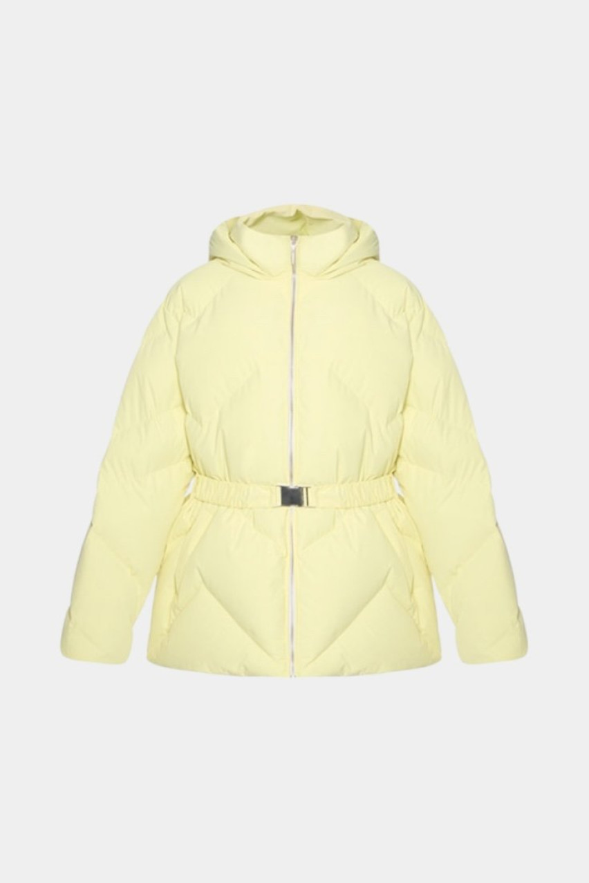 Лаймовий пуховик Leia AW-24-4L MARCHI