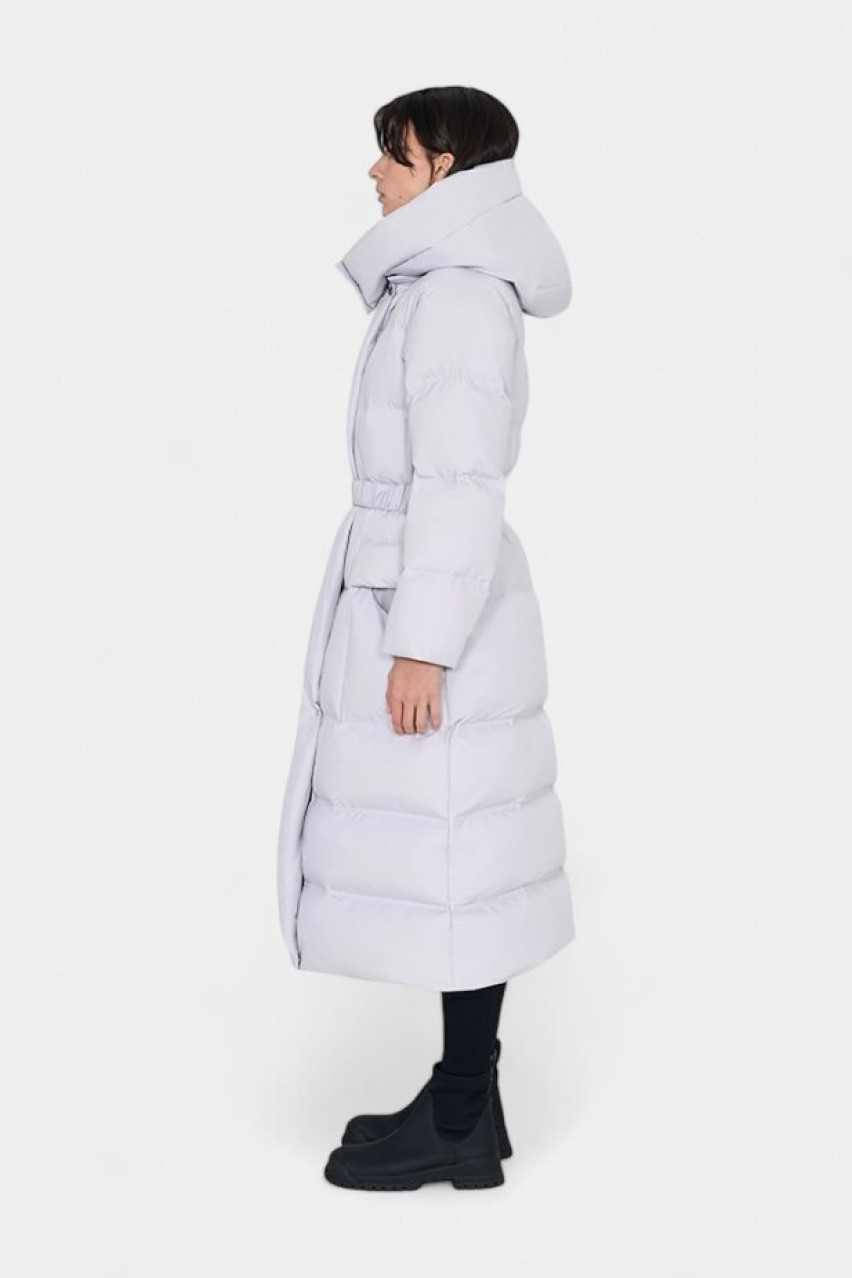 Сірий пуховик Sport 21 AW-21-4 MARCHI