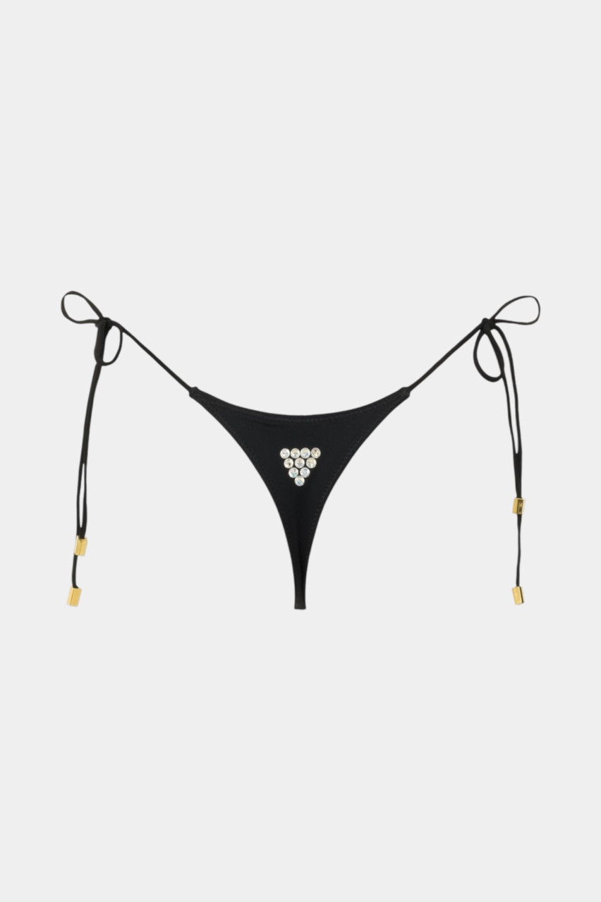 Черный низ-стринги от купальника RiRi MISSTIC