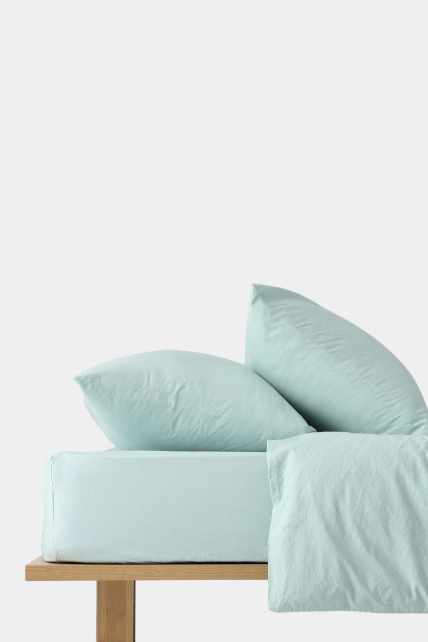 Комплект постельного белья «Mint» (Евро на резинке 180х200) MONHOME