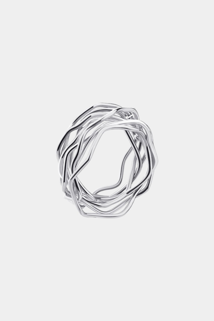 Срібна каблучка Muselet MRs MOTRYCH STUDIO