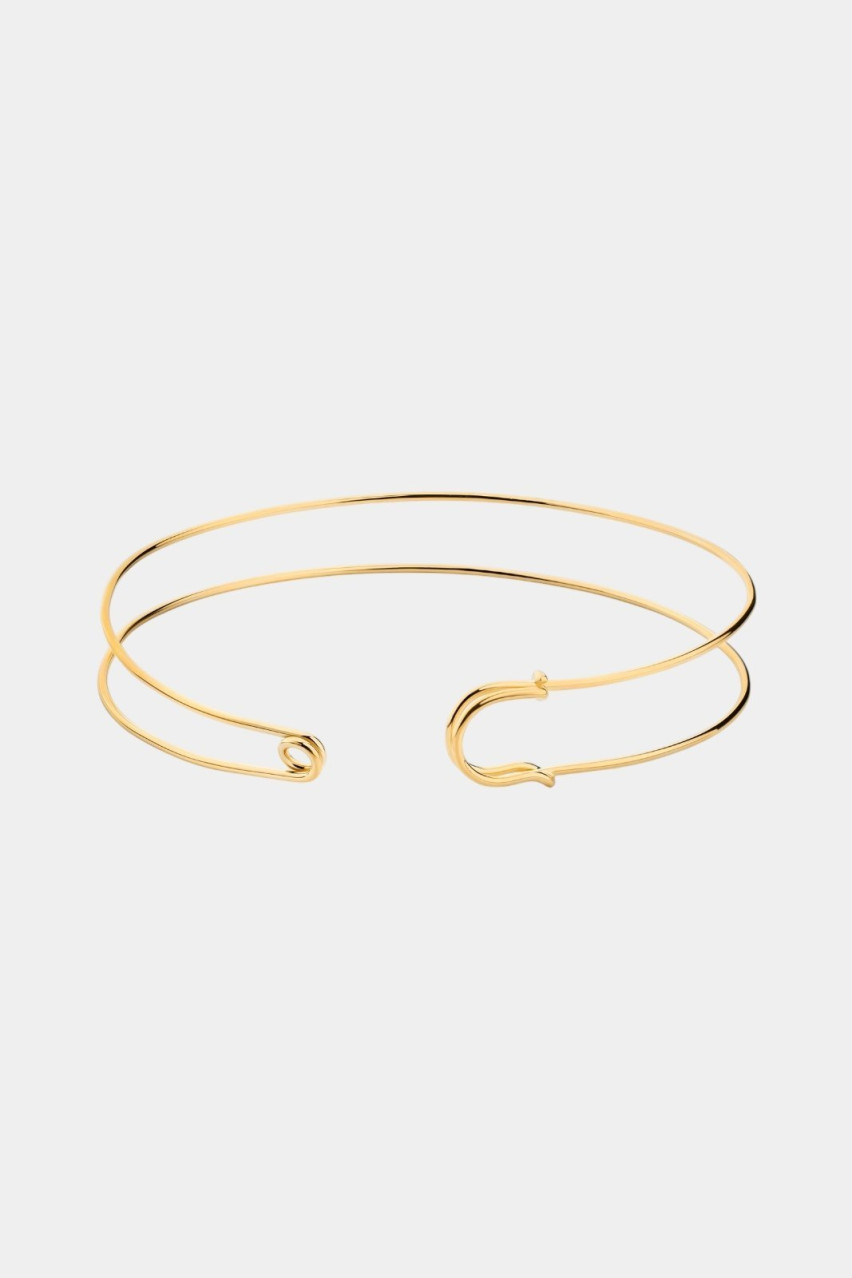 Позолочений чокер Pin PCg MOTRYCH STUDIO