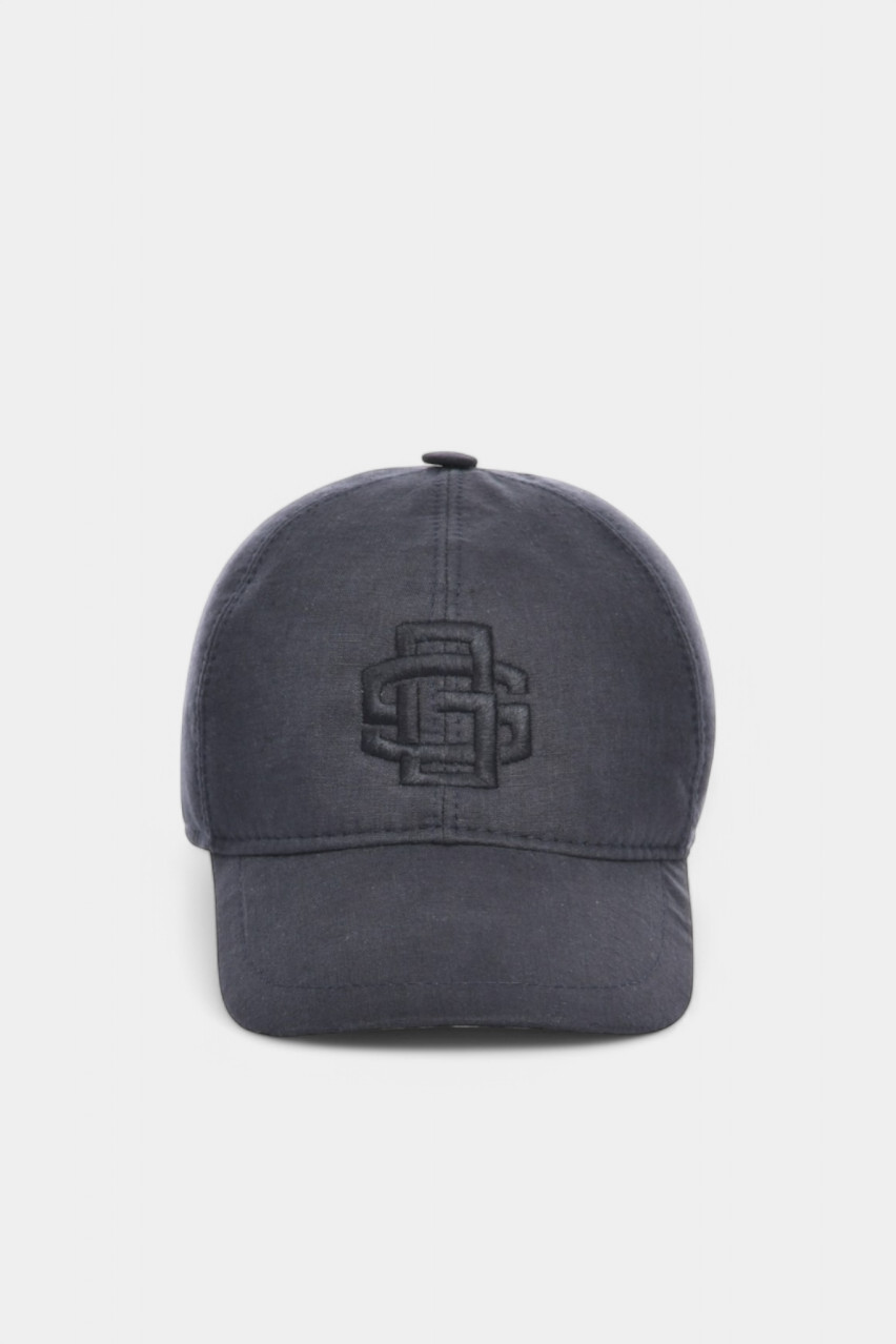Темно-синя кепка з логотипом 85103\50030 598 Maglificio Gran Sasso