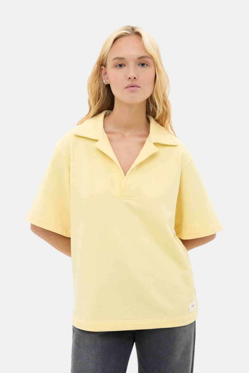 Жовте поло sp25-polo-yellow MATCH DENIM