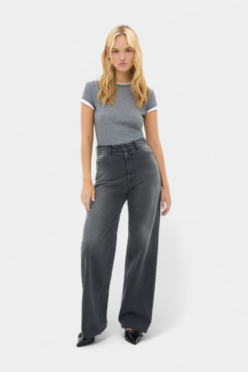 Серые джинсы Baggy sp25-baggy-grey-blue MATCH DENIM