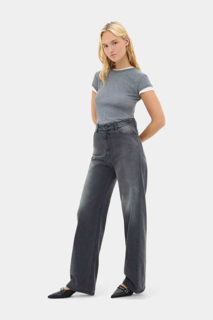 Серые джинсы Baggy sp25-baggy-grey-blue MATCH DENIM