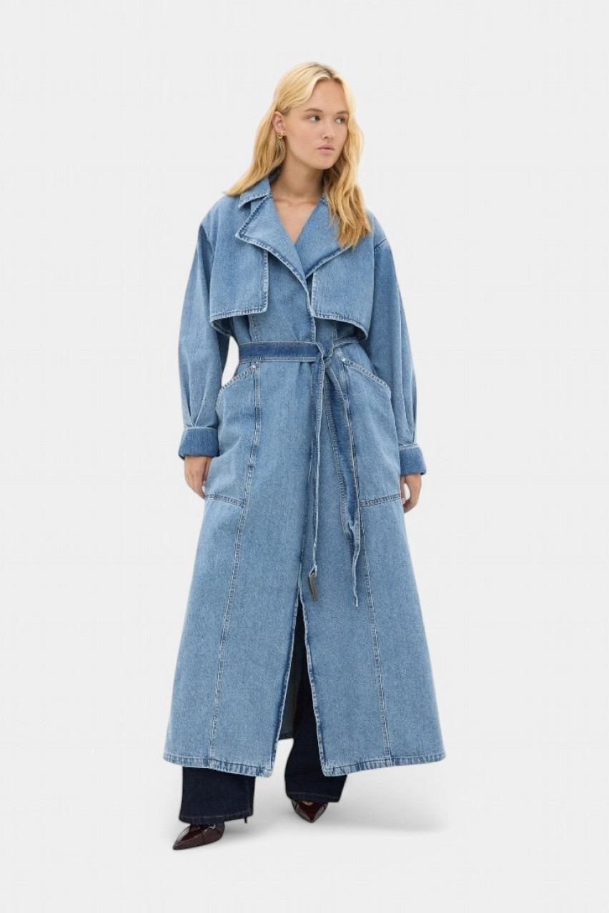 Блакитний тренч з деніму sp23-trench-light-blue MATCH DENIM