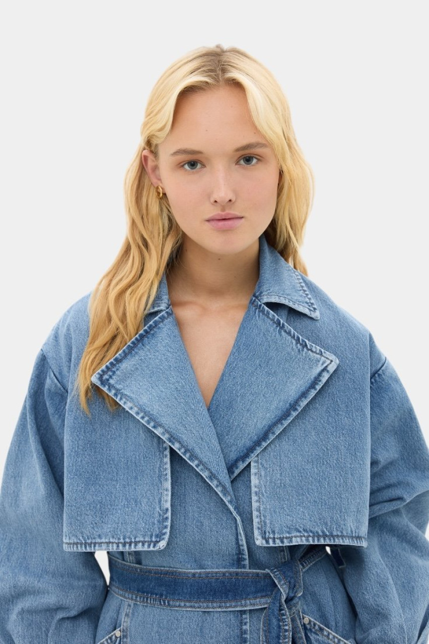 Блакитний тренч з деніму sp23-trench-light-blue MATCH DENIM