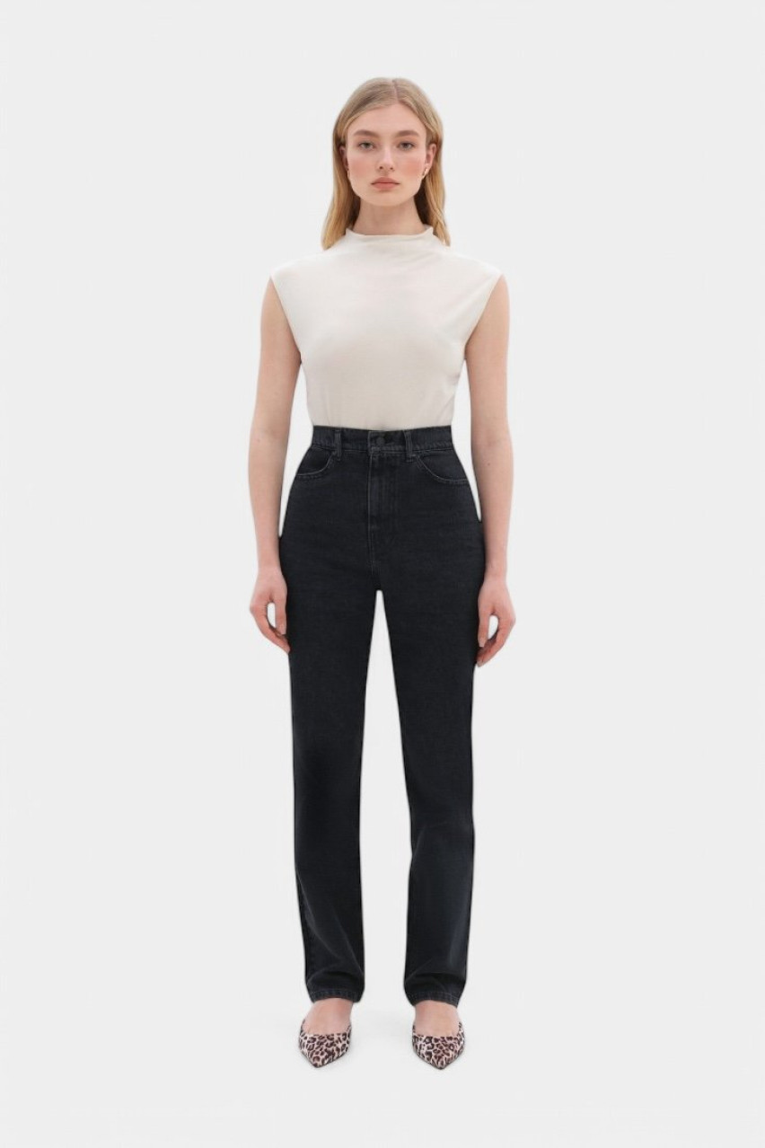 Чорні джинси прямого крою jstr1 MATCH DENIM