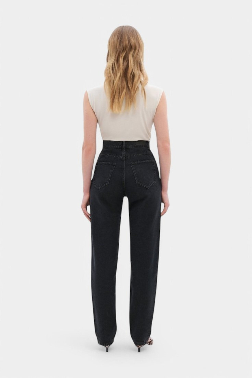 Чорні джинси прямого крою jstr1 MATCH DENIM