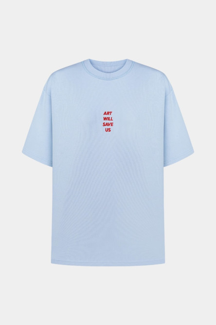 Блакитна футболка Art Will Save Us
