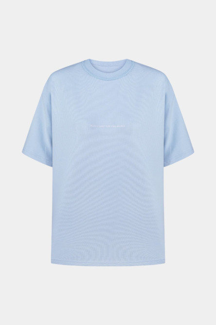 Блакитна футболка Too Classy For This World