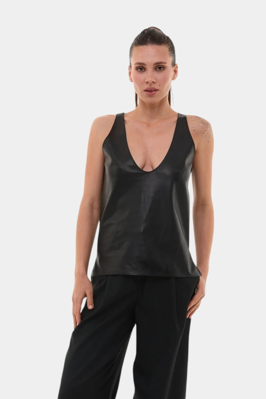 Чорна майка Siara ND/SS25-101 NEDBAS