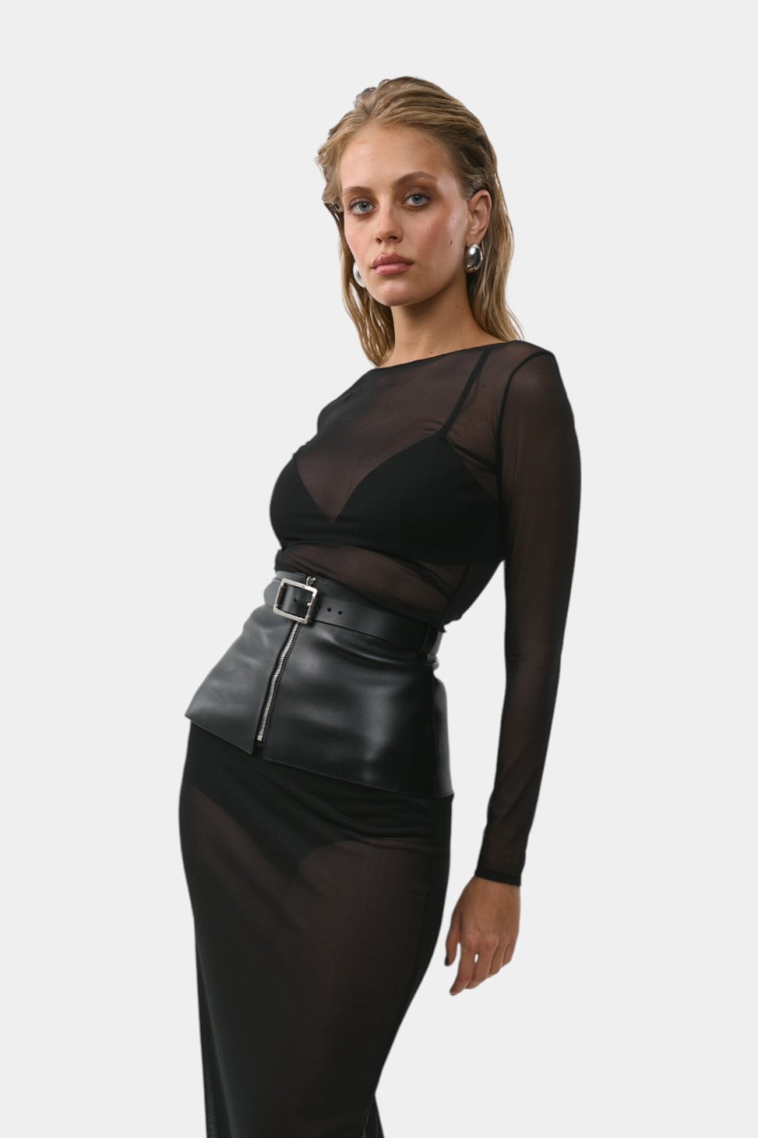 Черная баска Eloise ND/SS25-12 NEDBAS