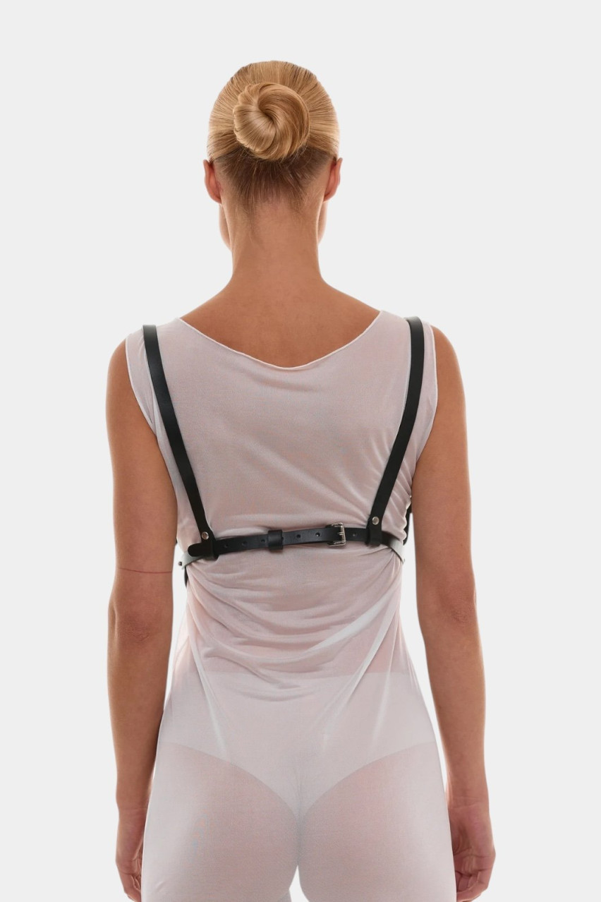 Чорний корсет без чашок Gala ND/SS23-5 NEDBAS