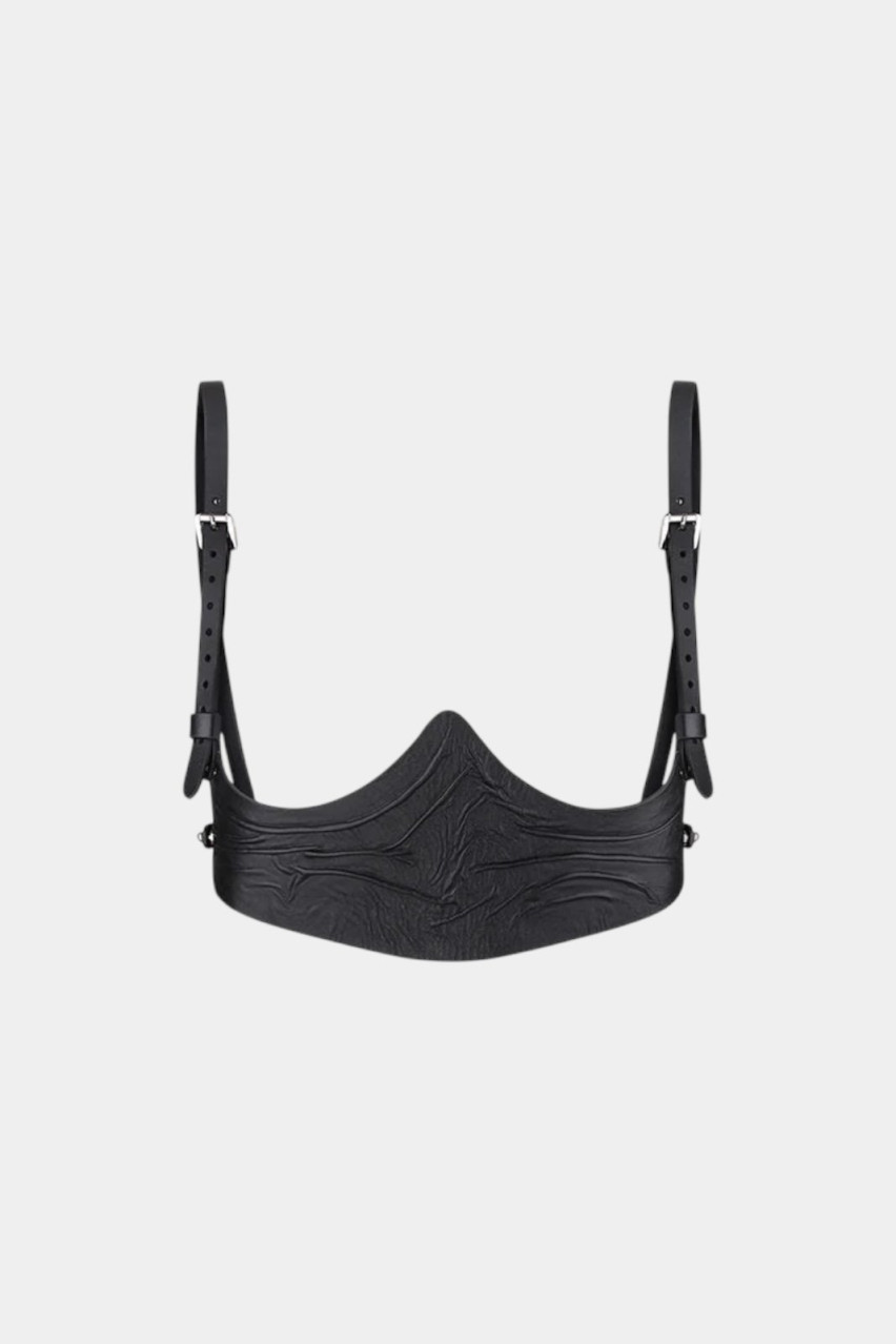 Чорний корсет без чашок Gala ND/SS23-5 NEDBAS