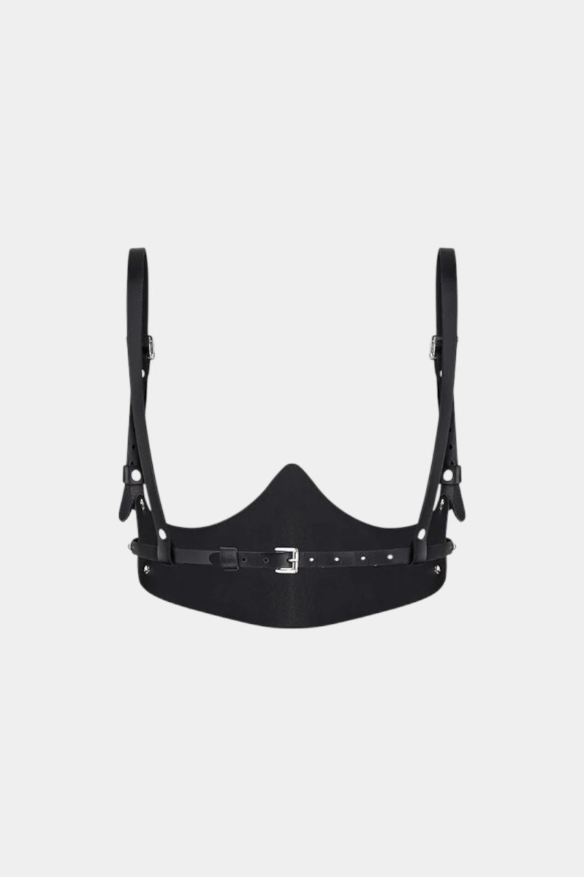 Чорний корсет без чашок Gala ND/SS23-5 NEDBAS