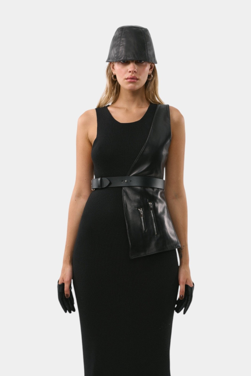 Чорна жилетка Hera ND/SS25-9 NEDBAS