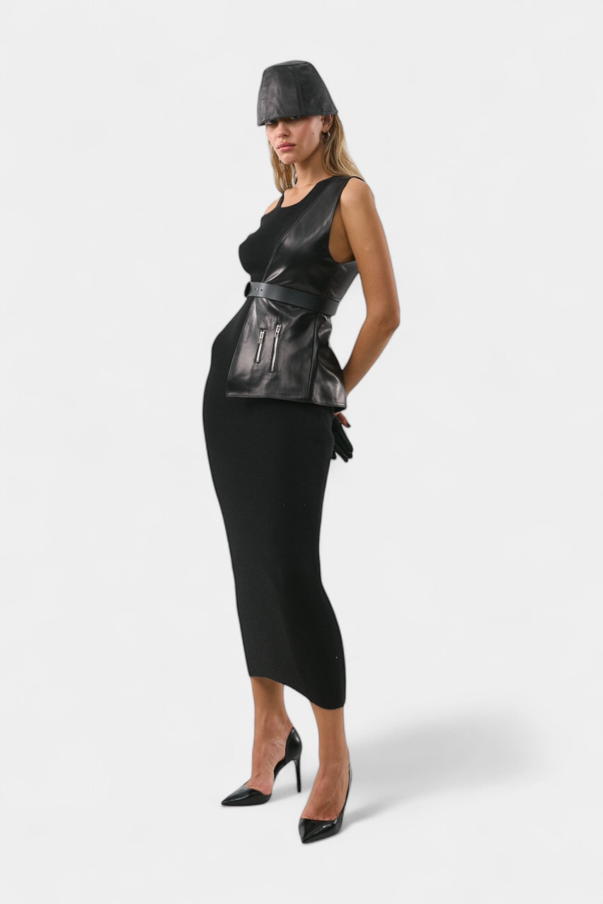 Чорна жилетка Hera ND/SS25-9 NEDBAS