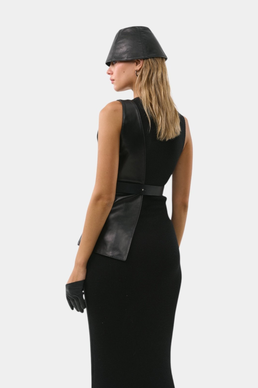 Чорна жилетка Hera ND/SS25-9 NEDBAS