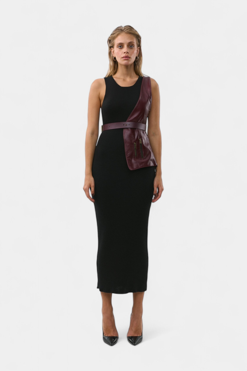 Бордова жилетка Hera ND/SS25-9 NEDBAS