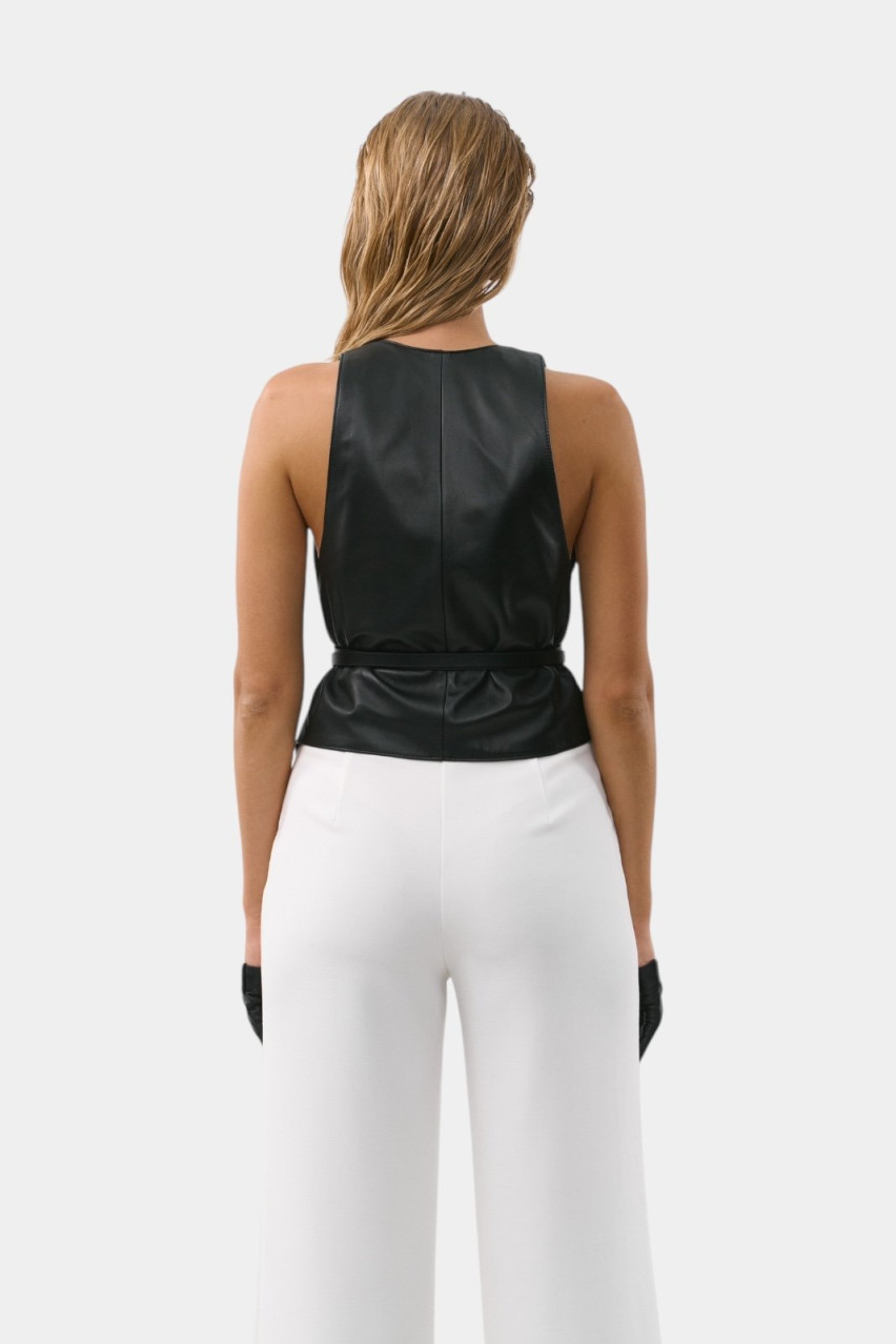 Чорна жилетка Kelly ND/SS25-6 NEDBAS