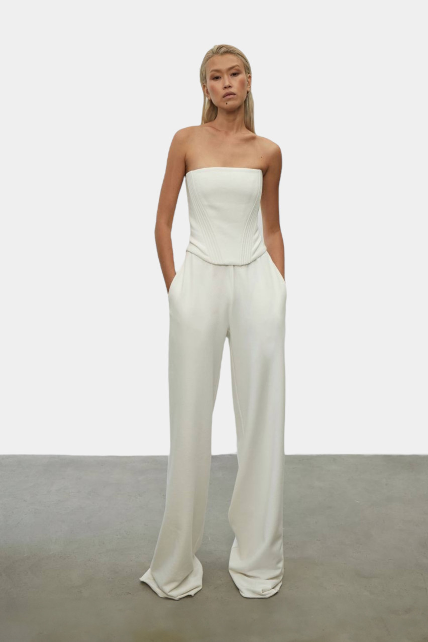 Молочний корсетний топ Hangout NÈRSES