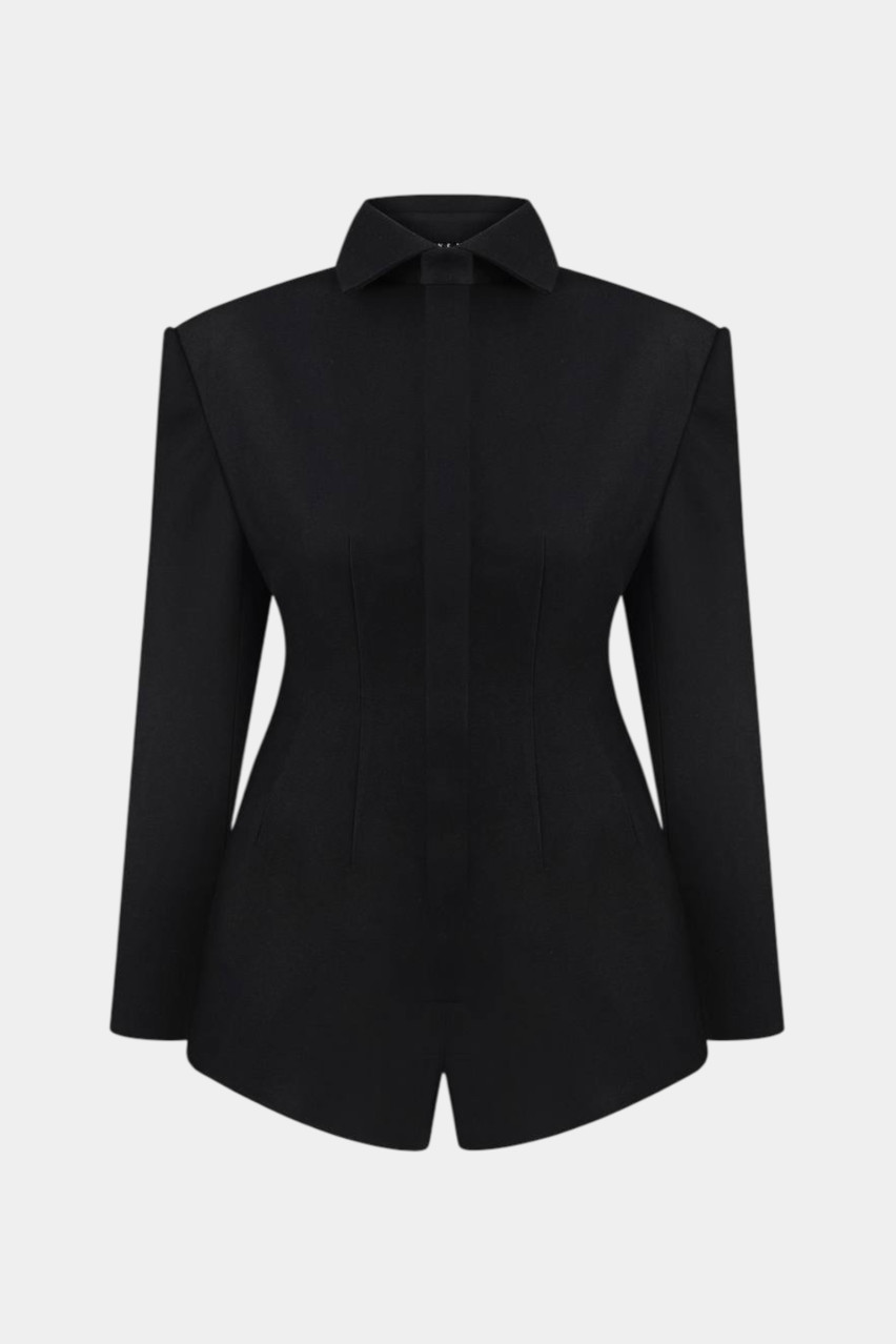 Чорний комбінезон Hourglass NÈRSES