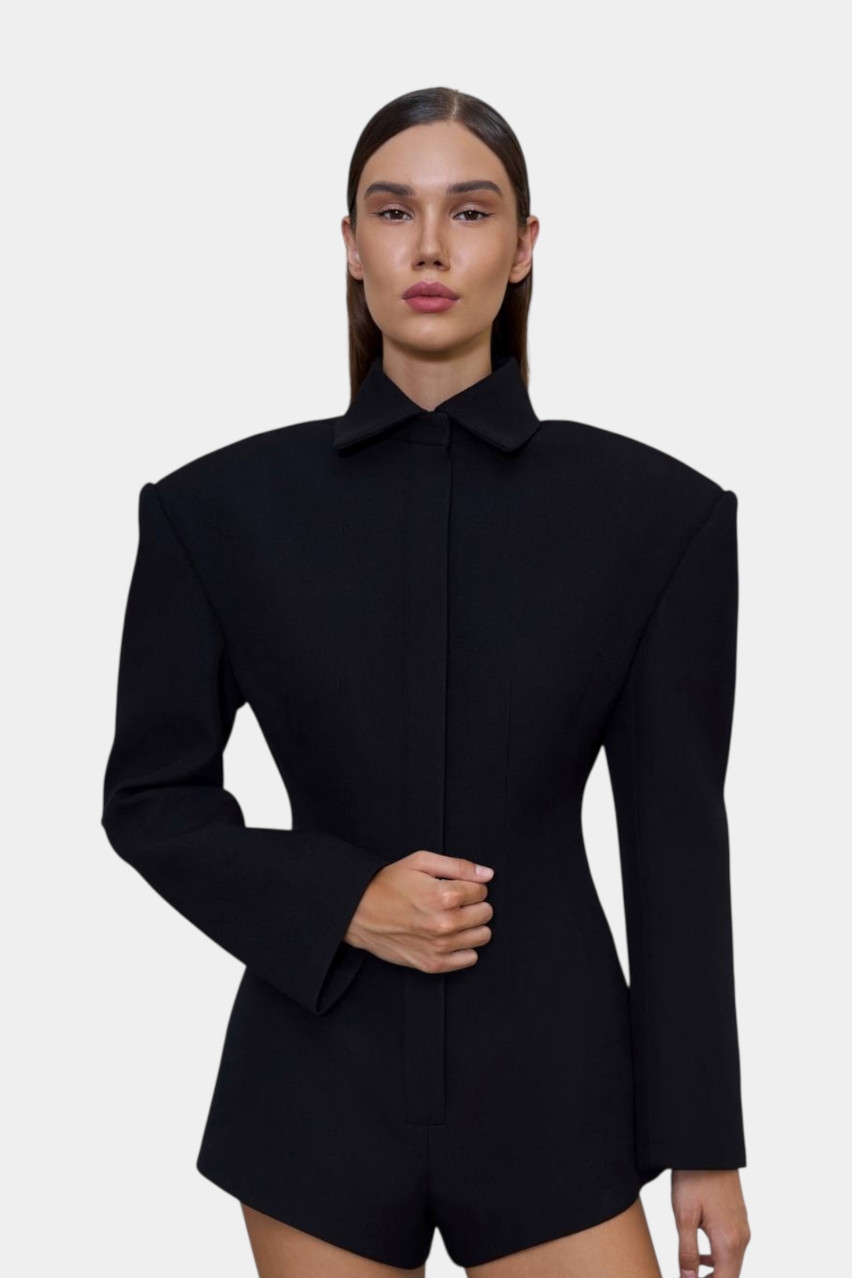 Чорний комбінезон Hourglass NÈRSES