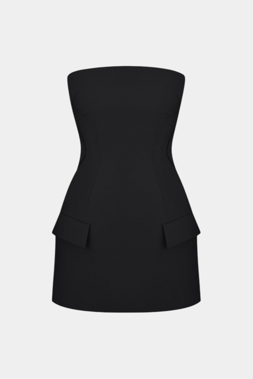 Черное платье Afterdark NÈRSES