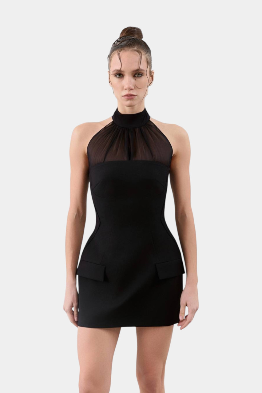 Черное платье Afterdark NÈRSES