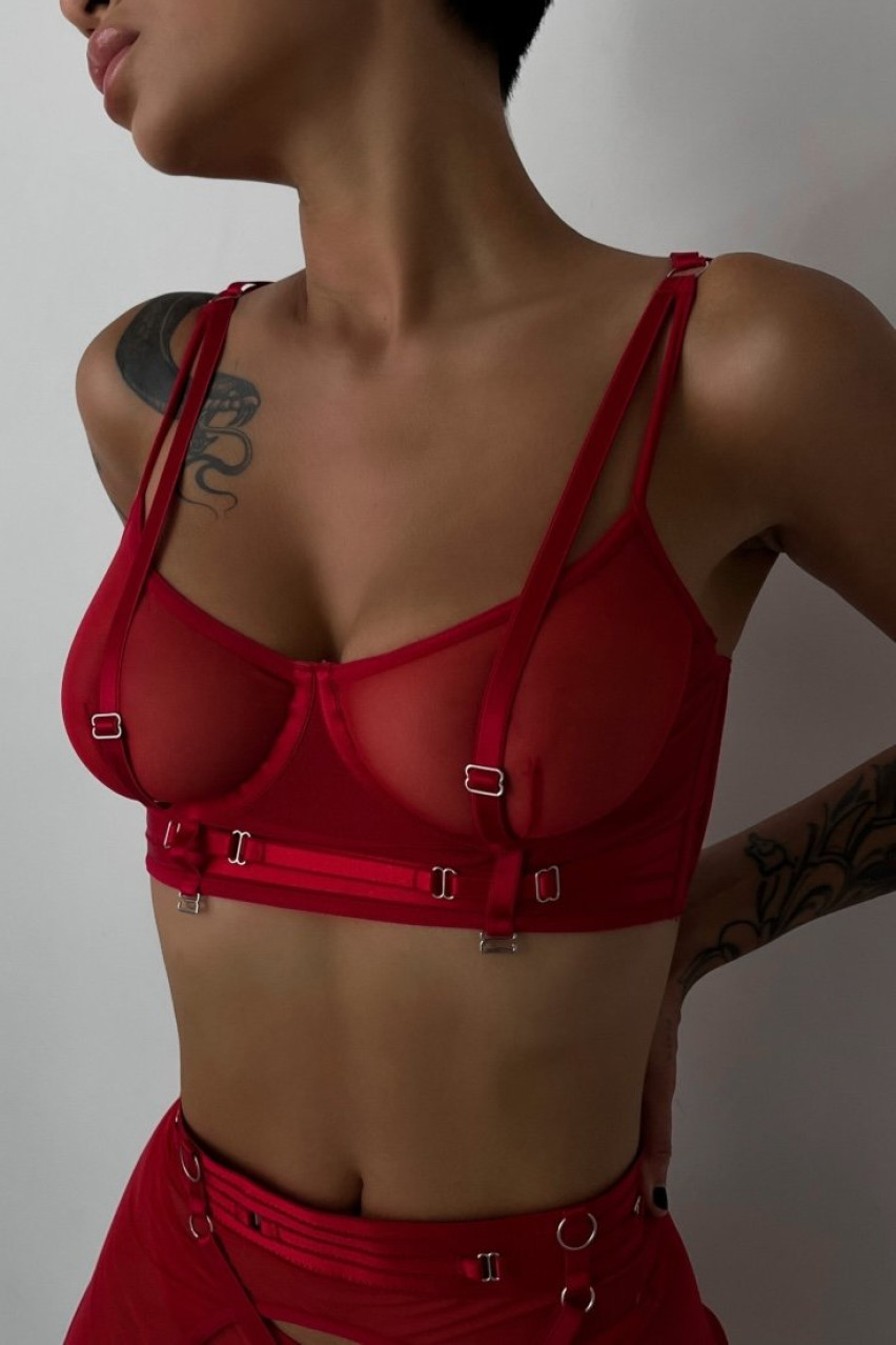 Красное бра Provocation Ferrari Naked Extravaganza